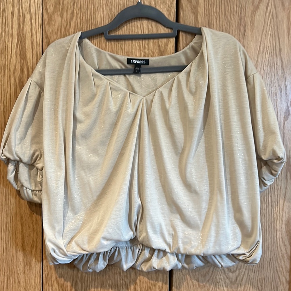 Express Blouse, size L, gold color